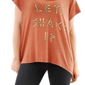 WILDFOX women Let's Shack Up TEE SHIRT Small
